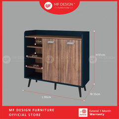 VARDEN Shoe Cabinet Shoe Rack Shoe Organiser Shoe Storage Almari Kasut Kebinet Kasut Rak Kasut Murah