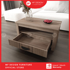 MALVERN Coffee Table for Living Room Table with Storage Table Modern Meja Ruang Tamu Meja Kopi Meja Murah