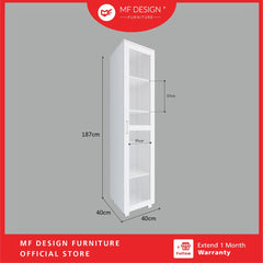 Kylan Kitchen Cabinet Kitchen Rack Storage almari dapur tinggi kabinet dapur almari murah rak dapur