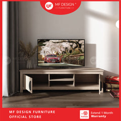 MALVERN 5ft Tv Cabinet Tv StorageTv Rack Almari Tv Rak Tv Murah Kabinet Tv Console Tv Cabinet Murah