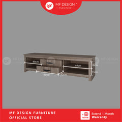 MALVERN 5ft Tv Cabinet Tv Storage Tv Rack Almari Tv Rak Tv Kabinet Tv Console Tv Cabinet Murah