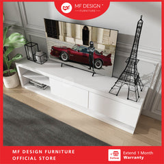 VIONA Tv Cabinet  6ft  Tv Cabinet/Tv Rack Tv/Storage Rak/Tv Console/Kabinet Tv