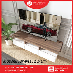 DIZO Wall tv cabinet 6ft Kabinet TV Gantung Rack TV Cabinet Modern Rak TV Gantung YV Cabinet Wall Mounted TV Storage Almari TV Kabinet Murah