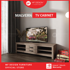 MALVERN 5ft Tv Cabinet Tv Storage Tv Rack Almari Tv Rak Tv Kabinet Tv Console Tv Cabinet Murah