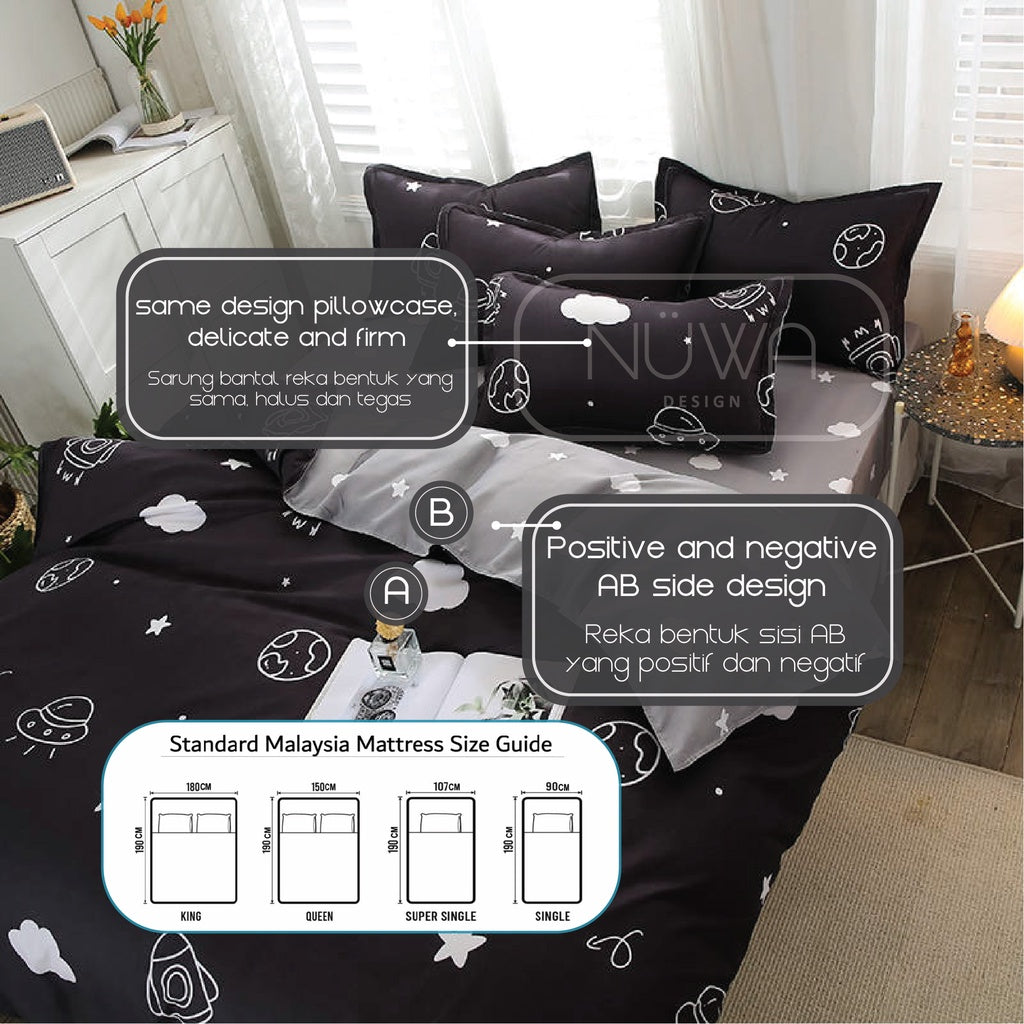MARIA Bedsheet Cadar Tilam Sheets Selimut super single cadar queen bed sheet cadar