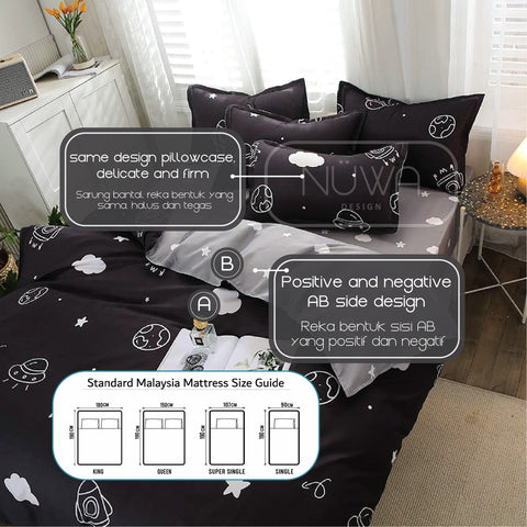 MARIA Bedsheet Cadar Tilam Sheets Selimut super single cadar queen bed sheet cadar
