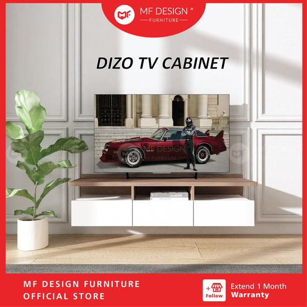 DIZO Wall tv cabinet 6ft Kabinet TV Gantung Rack TV Cabinet Modern Rak TV Gantung YV Cabinet Wall Mounted TV Storage Almari TV Kabinet Murah