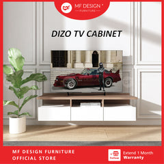 DIZO Wall tv cabinet 6ft Kabinet TV Gantung Rack TV Cabinet Modern Rak TV Gantung YV Cabinet Wall Mounted TV Storage Almari TV Kabinet Murah