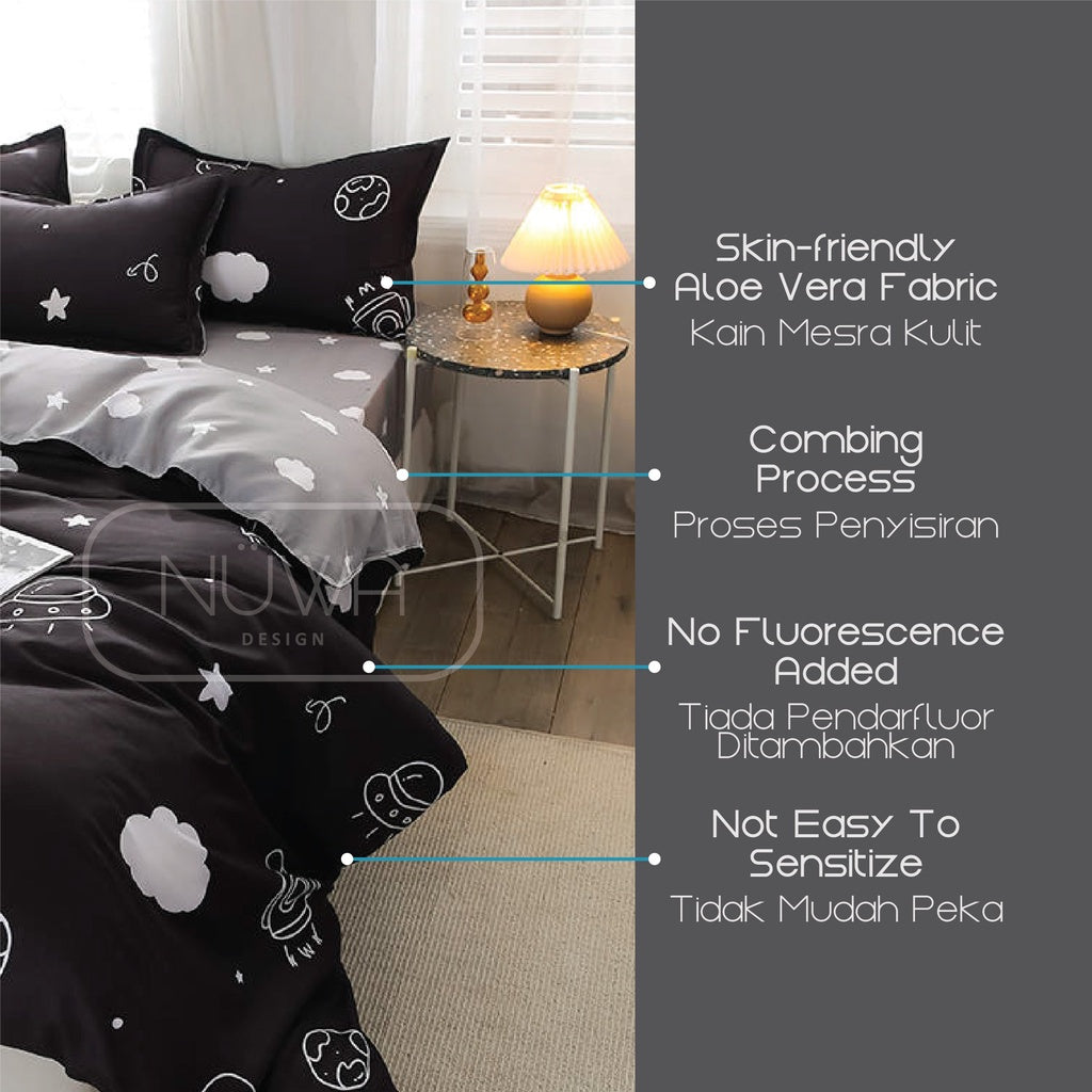 MARIA Bedsheet Cadar Tilam Sheets Selimut super single cadar queen bed sheet cadar