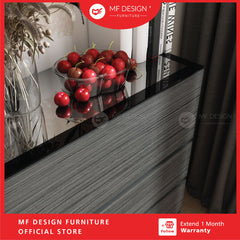 MF DESIGN V9 Multi Layer Chest Drawer Display Cabinet Big Size Glass Display Top Open Mirror Open Storage Cabinet柜子抽屉柜收纳