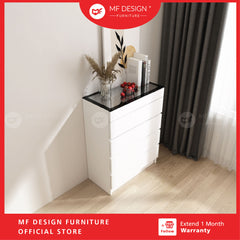 MF DESIGN V9 Multi Layer Chest Drawer Display Cabinet Big Size Glass Display Top Open Mirror Open Storage Cabinet柜子抽屉柜收纳