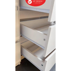 MF DESIGN V9 Multi Layer Chest Drawer Display Cabinet Big Size Glass Display Top Open Mirror Open Storage Cabinet柜子抽屉柜收纳