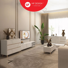 [BUNDLE DEAL] Living Room bundle 3in1 C ruang tamu sofa coffee table sofa dan meja kopi bundle tv cabinet