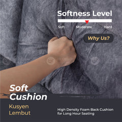 [FREE INSTALLATION] VOLT L-SHAPE Sofa  Big Size Sofa Panjang Sofa Modern Sofa Fabric Sofa Murah