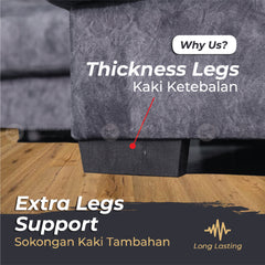 [BUNDLE DEAL] Living Room bundle 3in1 C ruang tamu sofa coffee table sofa dan meja kopi bundle tv cabinet