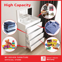 [Bundle Deal] Bedroom bundle 3in1 B wadrobe chest drawer bed tilam katil besi almari laci tilam set baru