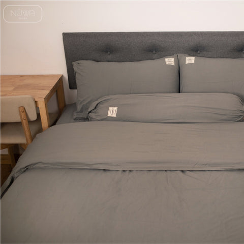 Evelyn 5 in 1 Evelyn LotusRoot Bedsheet Cadar Tilam Bedding Sets Sheets Selimut Comforter Case Bolster