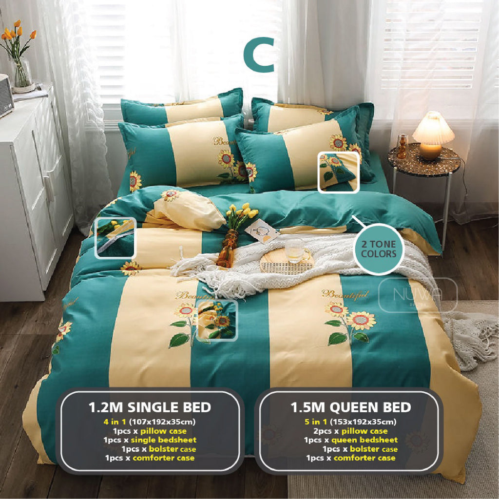 MARIA Bedsheet Cadar Tilam Sheets Selimut super single cadar queen bed sheet cadar