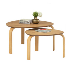 SANDRA Solid Wood Set Of 2 Coffee Table