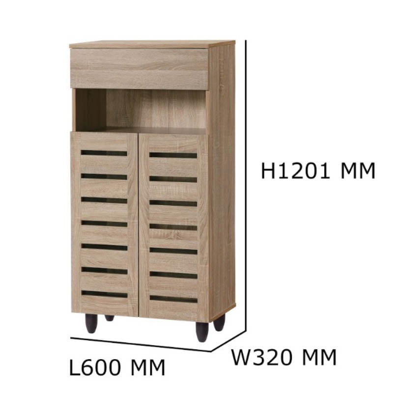 KAREN 2 Doors Shoe Cabinet