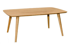 WALLIS Full Solid Wood Coffee Table- 2 Colors