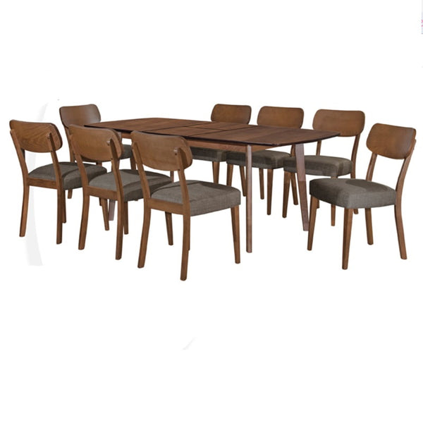 MASON Dining Set (1+8)- With Solid Beech