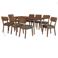 MASON Dining Set (1+8)- With Solid Beech