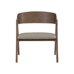 CARTER Solid Wood 1 Seater Lounge Chair