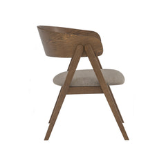 CARTER Solid Wood 1 Seater Lounge Chair