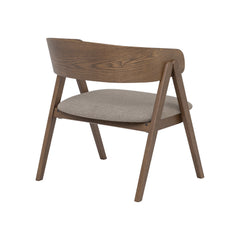 CARTER Solid Wood 1 Seater Lounge Chair