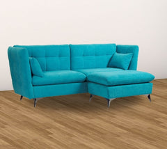 EDEN 3 Seater Sofa Bed With Stool – 2 pillows