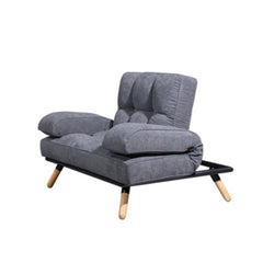 CLARA  1 seater Fabric Sofa – Ink