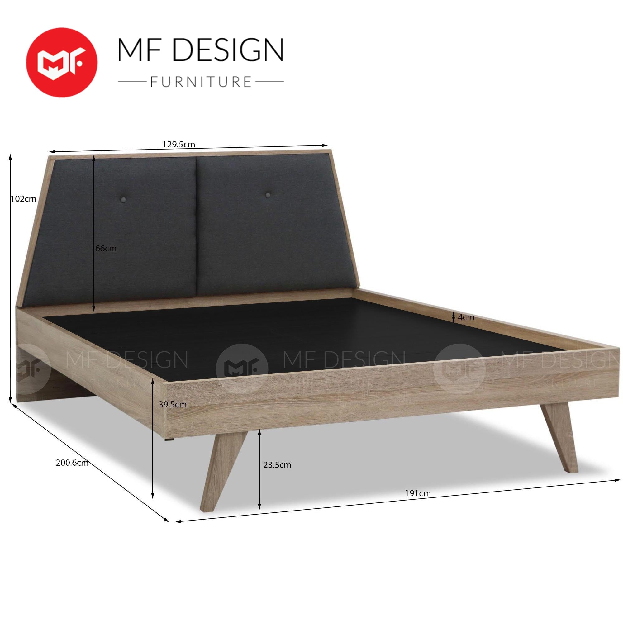 FILLO Bedframe (QUEEN / KING)