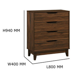 BESS  Solid Board 4 Drawer Chest