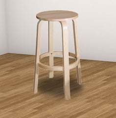 KIMBERLY Bar Chair – H29″ Full Ruberwood