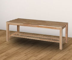 EUDORA Bench-Full Solid Rubberwood