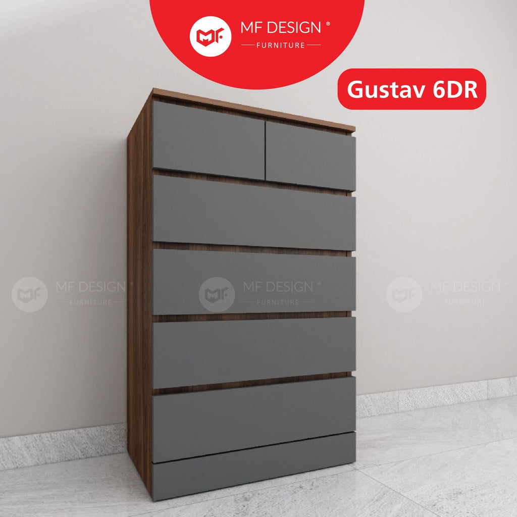 4 Layer Chest Drawer Putih Papan Tebal Size XL Storage Cabinet Almari Laci Almari Baju 4 Laci Rak Baju