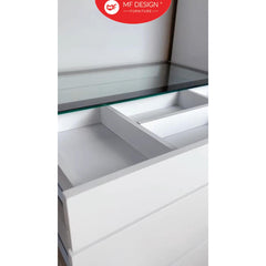 V9 Multi Layer Chest Drawer Display Cabinet Big Size Glass Display Top Open Mirror Open Storage Cabinet柜子抽屉柜收纳