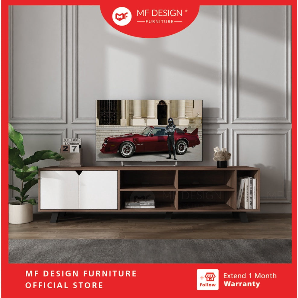 RIND 4Ft 5Ft 6Ft Tv Cabinet Almari Tv rak Rak TV TvConsole Tv Rack Tv Media Storage Cabinet Kabinet Tv 电视柜