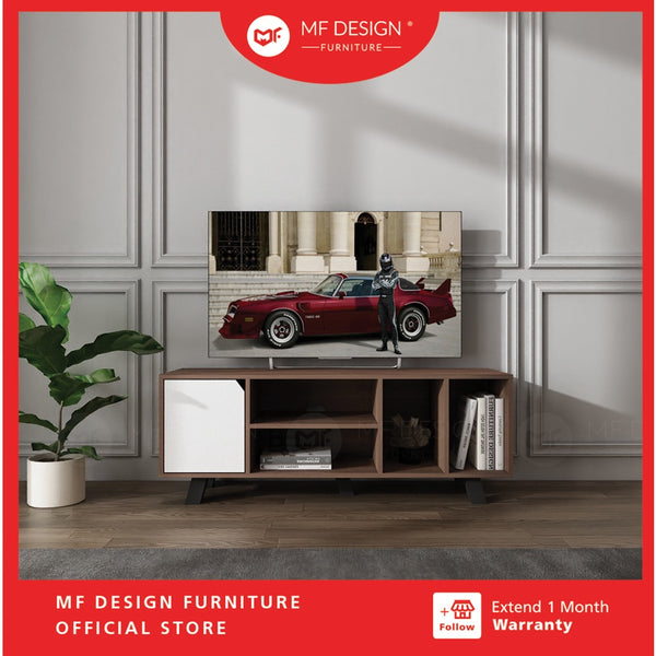 RIND 4Ft 5Ft 6Ft Tv Cabinet Almari Tv rak Rak TV TvConsole Tv Rack Tv Media Storage Cabinet Kabinet Tv 电视柜