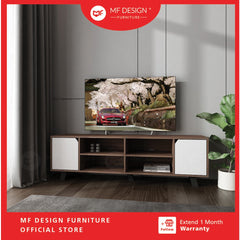 RIND 4Ft 5Ft 6Ft Tv Cabinet Almari Tv rak Rak TV TvConsole Tv Rack Tv Media Storage Cabinet Kabinet Tv 电视柜