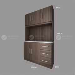 (Clearance) FREY SERIES Kitchen Cabinet Kitchen Rack Kitchen Storage Kitchen Organizers Cabinet Almari Dapur kabinet murah
