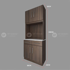 (Clearance) FREY SERIES Kitchen Cabinet Kitchen Rack Kitchen Storage Kitchen Organizers Cabinet Almari Dapur kabinet murah