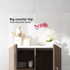 (Clearance) ALOY Kitchen Cabinet wall cabinet bathroom modern cabinet dapur kabinet dapur Home Kitchen Shelf Rack