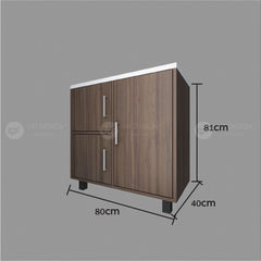 (Clearance) ALOY Kitchen Cabinet wall cabinet bathroom modern cabinet dapur kabinet dapur Home Kitchen Shelf Rack
