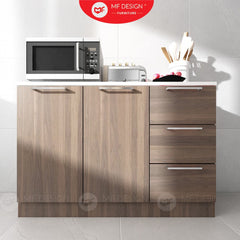 (Clearance) Frey Series Kitchen Cabinets Base Unit Kitchen Storage Kabinet Dapur kitchen rack