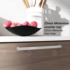 (Clearance) Frey Series Kitchen Cabinet 1+3 Storage Cabinet With Drawer Integrated Shelf Cabinet Dapur Kabinet Rak Dapur