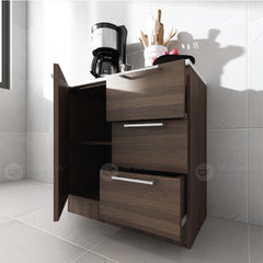 (Clearance) Frey Series Kitchen Cabinet 1+3 Storage Cabinet With Drawer Integrated Shelf Cabinet Dapur Kabinet Rak Dapur