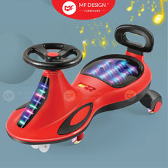 Mf Design Karter Twister Car with LED Light Twist Car Baby Self Powered Ride On Kids Children Plasma Car Kereta Budak