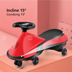 Mf Design Yori Twister Car with LED Light Twist Car Baby Self Powered Ride On Kids Children Plasma Car Kereta Budak